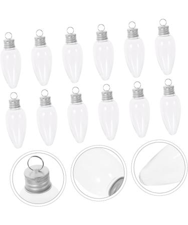 Cabilock 24pcs Small Light Bulb Candy Bottle Christmas Light Bulbs Christmas Ornament Candy Case Banquet - Buy Online on GoSupps.com