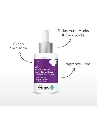 5% Niacinamide Face Serum with Alpha Arbutin & Multivitamins | Clear Spotless Skin | 30ml - International Shipping Available - Buy Online on GoSupps.com