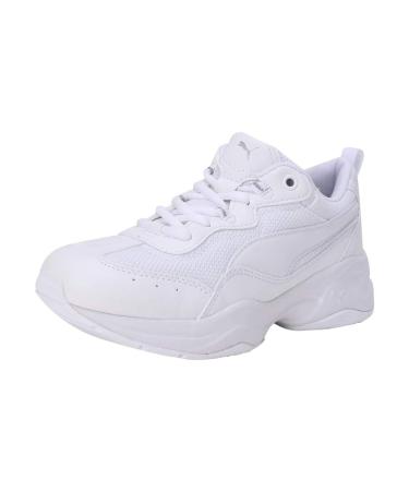 PUMA Women's Cilia Sneaker 39 EU Puma White Gray Violet Puma Silver
