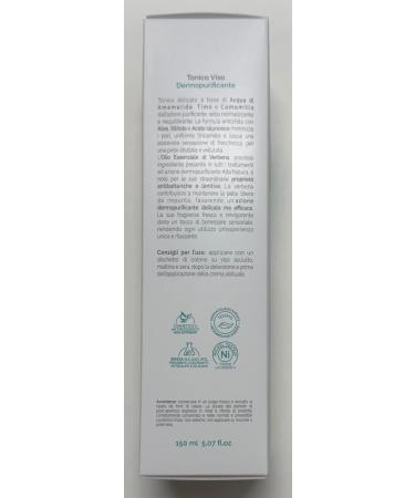  Alta Natura Alta Natura Dermopurifying Facial Toner 150ml - with witch hazel water thyme and chamomile to purify rebalance sebum and refresh the skin - Buy Online on GoSupps.com