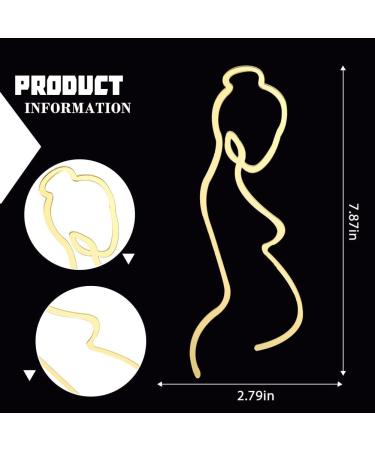Pregnancy line art Acrylic cake topper Pregnant Woman Acrylic Happy Birthday Cake Topper for Expectant Mothers Party Gold Mirror Cake Topper Mother To Be Party Cake Decorations Supplies Acrylic. - Buy Online on GoSupps.com