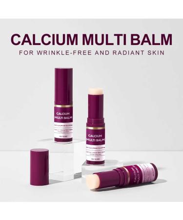 Calcium Multi Balm Calcium Multi-Vitamin Balm Wrinkle Core Rod Intensive Repairing And Moisturizing Cream Collagen Moisturizing Stick Suitable For Eyes Neck Face (2pcs 9g) - Buy Online on GoSupps.com