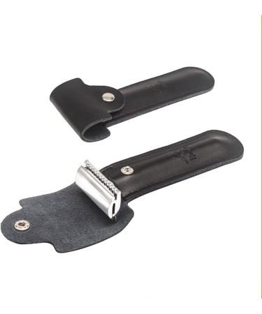 Genuine Leather Case Razor Protective Travel Case RIVERLAKE for Safety Razor's Double Edge Safety Case Cover Shaving Pouch Holder/Travel Case Black - Buy Online on GoSupps.com