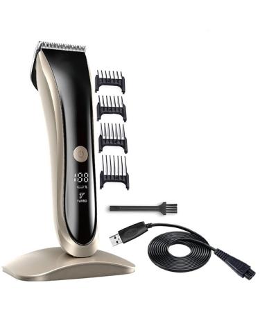 Pro Hair Clipper Washable 2 Motor Speed Hair Clipper for Men Adjustable Hair Trimmer for Body Beard Electric Haircut Rechargeable