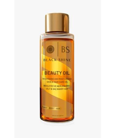 Black Shine Beauty Oil Moisturizing And Shimmer Effective Stain And Crack All Purpose Miraculous Care And Repair Oil 100ML