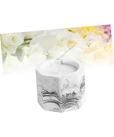 FRCOLOR Scented Octagonal Soy Candles Smokeless Marbling Party & Bathroom Decor | Perfect for Meditation & Ornaments - Buy Online on GoSupps.com