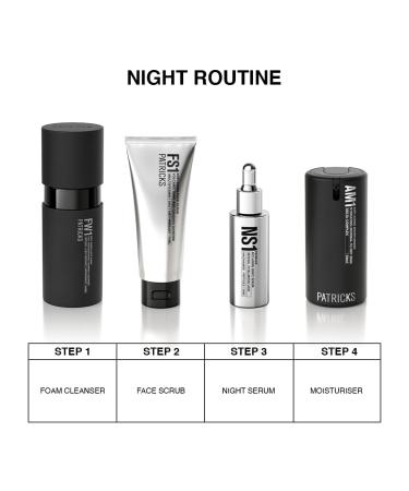 Buy PATRICKS AM1 Anti-Aging Face Moisturizer for Men - Hydrating Cream with Hyaluronic Acid Vitamin C & E for Collagen Boost | 50mL | Perfect for Normal to Dry Skin - Buy Online on GoSupps.com
