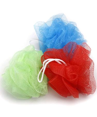Bath Poufs Shower Sponge 10-Pack in Assorted Colors - Buy Online on GoSupps.com