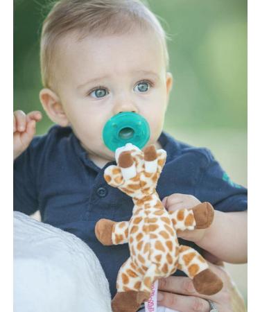WubbaNub Giraffe Infant Pacifier 0-6 Months | Soft & Cuddly Baby Comfort - Buy Online on GoSupps.com