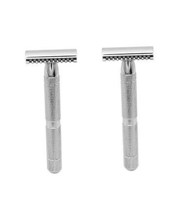 Minkissy 2st m quinas de afeitar para hombres men shaver men's razor to shave razor for men shaving nauca para hombres wooden razor razor made of steel man double head