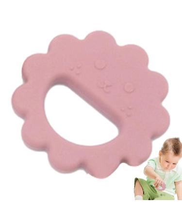 Buy BPA-Free Silicone Baby Bite Rings | Teething Relief Toys for 6-12 Months - Elevate Pink - Buy Online on GoSupps.com