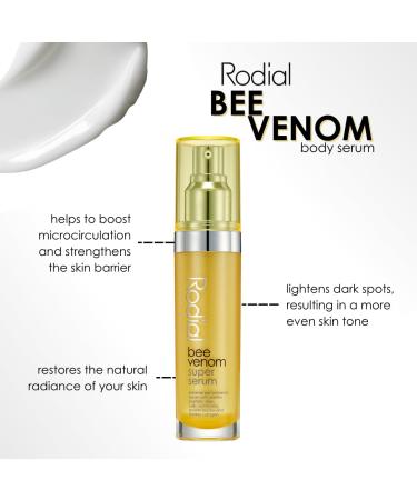 Rodial Bee Venom Super Serum 1.01 Fl. Oz. - Anti-Aging Formula with Marine Collagen for Skin Retexturizing Toning & Nourishing - Buy Online on GoSupps.com