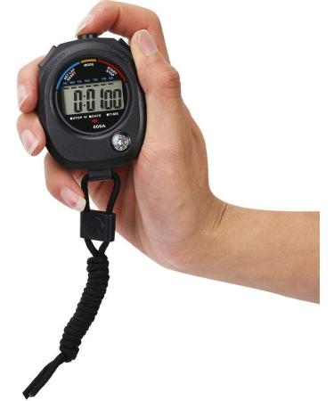 Tbest Digital Sports Stopwatch - 2 Pack Multifunctional LCD Timer with Large Display for Football Running & Swimming Training - Buy Online on GoSupps.com