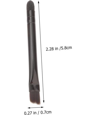 HAPINARY 30 Pcs Eye Shadow Brush Double Ended Makeup Brush Double Sided Makeup Brush Brow Brush Nylon Black - Buy Online on GoSupps.com