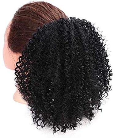 Synthetic Curly Hair Ponytail Short Afro Curly Ponytail Hair Piece for African American Black Women Ponytail Extension Afro Drawstring Curly Ponytail for Women - Buy Online on GoSupps.com