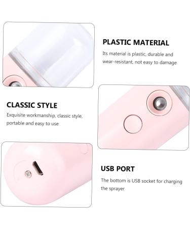 DOITOOL 1pc Durable Handy Humidifier Face Steamer Usb Mist Women Plastic Sprayer Nano Charging Beauty 14.5X4CM - Buy Online on GoSupps.com