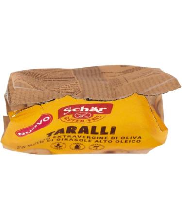  Sch r Pack of 3 gluten-free taralli with extra virgin olive oil and sunflower oil gluten-free savory snack 120g - Buy Online on GoSupps.com