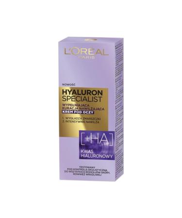 L'oreal Paris Hyaluron Specialist Moisturising Eye Cream 15 ml