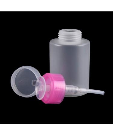 ConStore 4 Pack 150ml Empty Plastic Pump Dispenser Bottles for Nail Polish and Makeup Remover - Buy Online on GoSupps.com