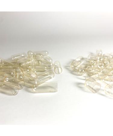 10 000 Empty Gelatin Capsules Separated Size 00 Natural. Hypoallergenic. Kosher. Halal. Manufactured in North America.