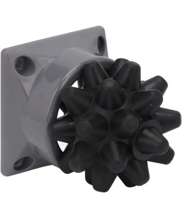 Verdant Touch Manual Massage Ball - Spiky Suction Massage Ball for Yoga & Fitness | Fascia Relief & Recovery - Black - Buy Online on GoSupps.com