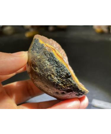 Natural Crystal Rough Red Battle Blood Agate Rough China Agate Crystal Achat Geode Specimen 170g RD45 - Buy Online on GoSupps.com