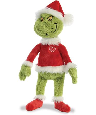 Dr. Seuss Grinch Santa 19 Plush Toy - Red & Green Holiday Decor - Buy Online on GoSupps.com