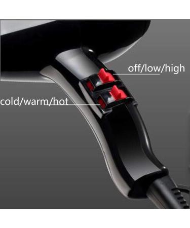 1900 Watt Powerful Hair Dryer with 2-Speed and 3 Temperature Settings Professional Salon Hair Dryer Powerful Negative Ionic Hairdryer AC Motor Fast Drying Low Noise Blow Dryer for Home and Salon small - Buy Online on GoSupps.com