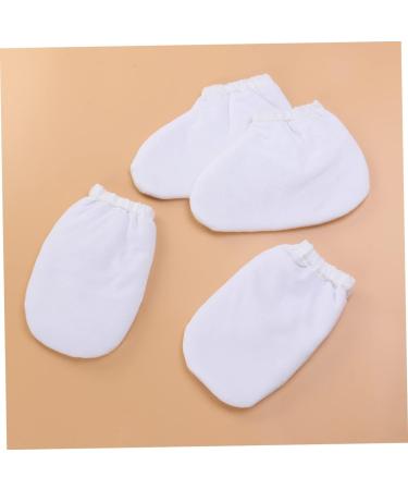 Ipetboom Warming Gloves 2 Pairs Take a Bath Insulation Cotton White Warm Gloves - Buy Online on GoSupps.com