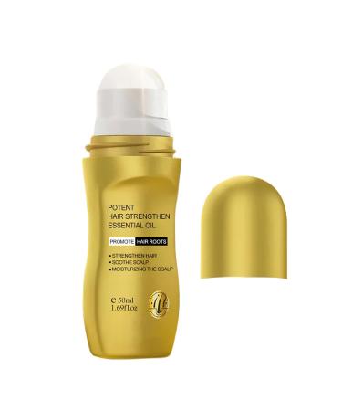 G n rique Hair Thickening Roller Hair Thickening Oil 50ml Fortifying Oil for Scalp and Hair | Scalp Moisturizer for Thick Hair Hair Oil