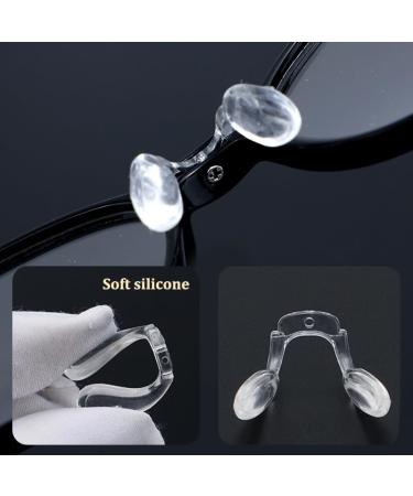 AOYEAH Non-Slip Eyeglass Nose Pads - One-Piece Clip for Saddle Bridges - International Shipping Available - Buy Online on GoSupps.com