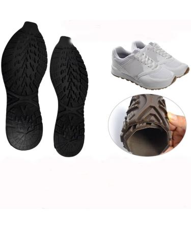 1 Pair Non-Slip Shoe Insoles Repair - DIY Replacement Soles for Men | Thickened Rubber Accessories (Black - Buy Online on GoSupps.com
