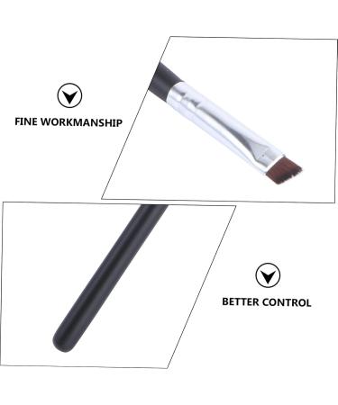 Beavorty 24 pcs Angled eyebrow brush flat concealer brush Makeup Applicator Brush Foundation Brush travel mix 17.5X0.2cmx2pcs Blackx2pcs - Buy Online on GoSupps.com