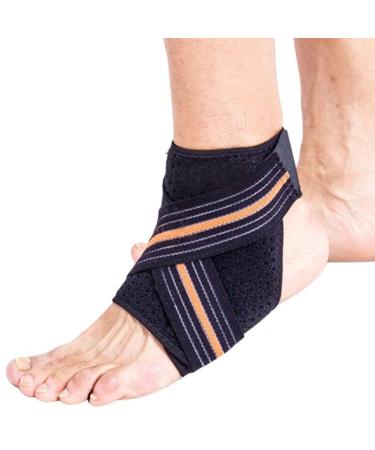 Adjustable Sports Ankle Support Brace - Unisex Spandex Protective Wrap for Running | International Shipping - Buy Online on GoSupps.com