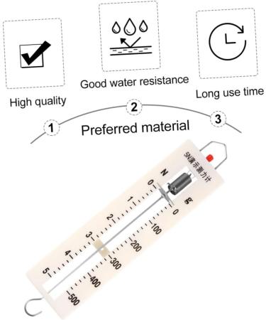 Spring Dynamometer - Laboratory Physical Mechanics Tool for Experiments | 1pc 40x8.7cm - Buy Online on GoSupps.com