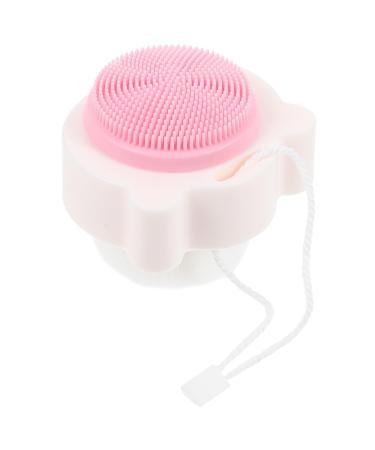 PLAFOPE Soft Bristle Facial Cleansing Brush Cleanse Exfoliator Shower Brush for Body Face Exfoliator Brush Handheld Facial Brush Silicone Face Brush Face Scrubber Brush Deep Cleaning Brush