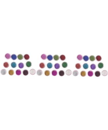 FRCOLOR 36 Boxes Glitter Eyeshadow Pigments Pearl Eyeshadow Palette Powder Eye Shadow Set Flash mediumx3pcs Assorted Colorx3pcs - Buy Online on GoSupps.com