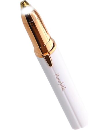 Pure Silk Eyebrow Hair Remover for Women - Gentle Pain-Free Trimmer with Built-in Light | Portable Battery-Powered Grooming Tool - Buy Online on GoSupps.com