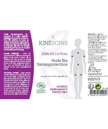  KIN SOINS KINESOINS - Organic Dermoprotective Oil - 50ml - Buy Online on GoSupps.com
