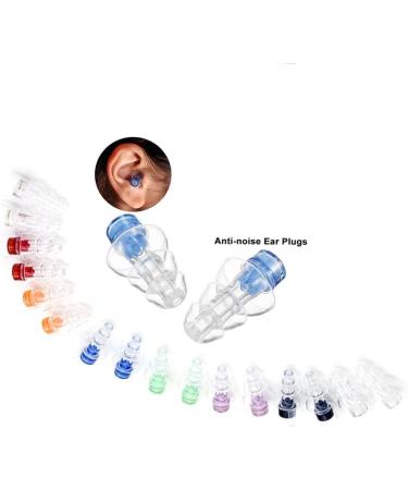 High Fidelity Reusable Concert Ear Plugs - Noise Cancelling Hearing Protection with Aluminium Holder - Transparent Silicone Earplugs for Music Lovers - Buy Online on GoSupps.com