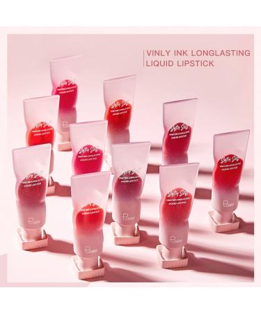 MIESCHER Colored Liquid Lipstick - Long Lasting Matte Lip Cream for Women (06 Pink) - Buy Online on GoSupps.com