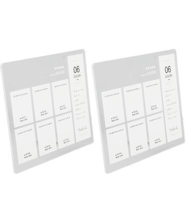 6 Color Acrylic Nail Art Display Board Perfect Presentation with Gems Beads and Rhinestones Broad Application for Salons and Home Use - Buy Online on GoSupps.com