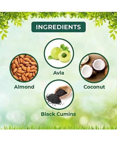 AKALIKO NATURAL Hair Growth Oil for Hair Fall Control & Regrowth | 5 Natural Ingredients - Black Cumins, Avla, Coconut, Almonds & Curry Leaves | 120ml - Buy Online on GoSupps.com