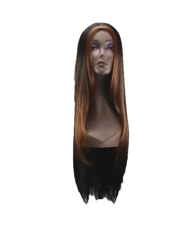 Wig Wig Women Long Hair Black Black Brown Brown Brown Curly Synthetic Cosplay Women Brazilian Wavy Lang Hair 70s 50s 60s 80s