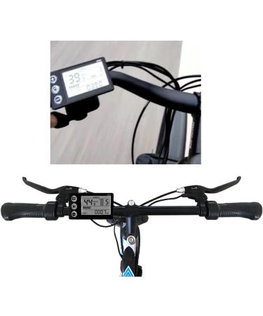 S866 Electric Bicycle LCD Display Meter - 24V 36V 48V E-Bike Control Panel with Waterproof Plug and UART Communication Protocol - Buy Online on GoSupps.com