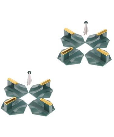 Alipis 16 Pcs Hook up Plastic Hooks for Hanging Towel Hook Bathroom Towel Hanger Hook Rack Diamond