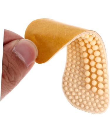 3 Pairs Adhesive Heel Pads - Cushions & Protectors for Comfortable Footwear | Self-Adhesive Heel Inserts & Moleskin Liners - Beige - Buy Online on GoSupps.com