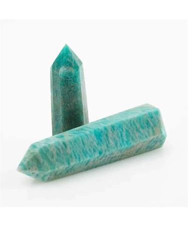 1pc 75mm-85mm Natural Polished Green Stone Point Crystal Suitable for Home Crystals Raw Stones and Minerals - Buy Online on GoSupps.com