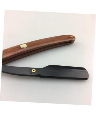 Minkissy 2-Pack Collapsible Straight Razor - Vintage Bamboo Hair Cutter for Men | Safe Manual Shaving Tool - Buy Online on GoSupps.com
