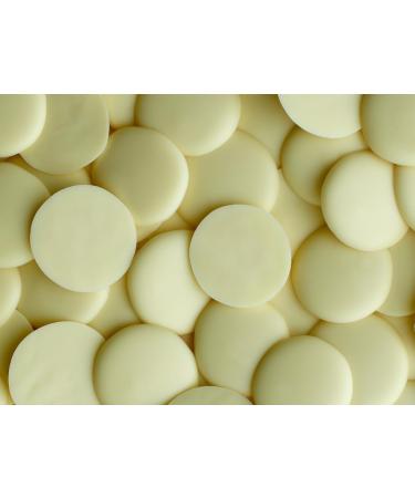White Chocolate | Button's | Finest Belgian | 3X1Kg (3Kg) Bag | Baking and Topping | Premium Quality Chocolate - Buy Online on GoSupps.com